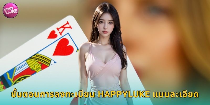 ขั้นตอนการลงทะเบียน HAPPYLUKE แบบละเอียด