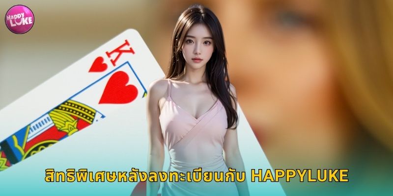 สิทธิพิเศษหลังลงทะเบียนกับ HAPPYLUKE