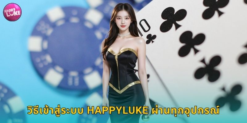 วิธีเข้าสู่ระบบ HAPPYLUKE ผ่านทุกอุปกรณ์