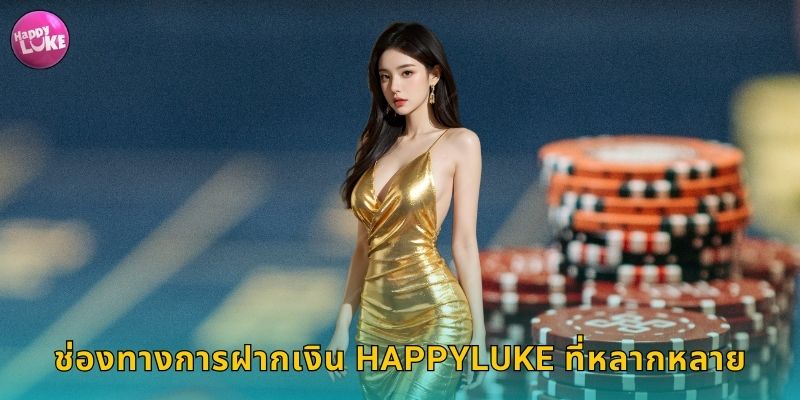 ช่องทางการฝากเงิน HAPPYLUKE ที่หลากหลาย