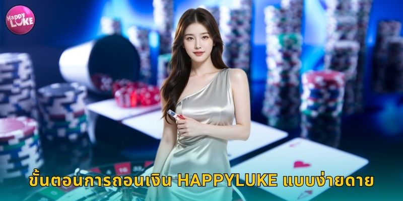 ขั้นตอนการถอนเงิน HAPPYLUKE แบบง่ายดาย